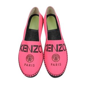 Neon Pink Kenzo Espadrilles